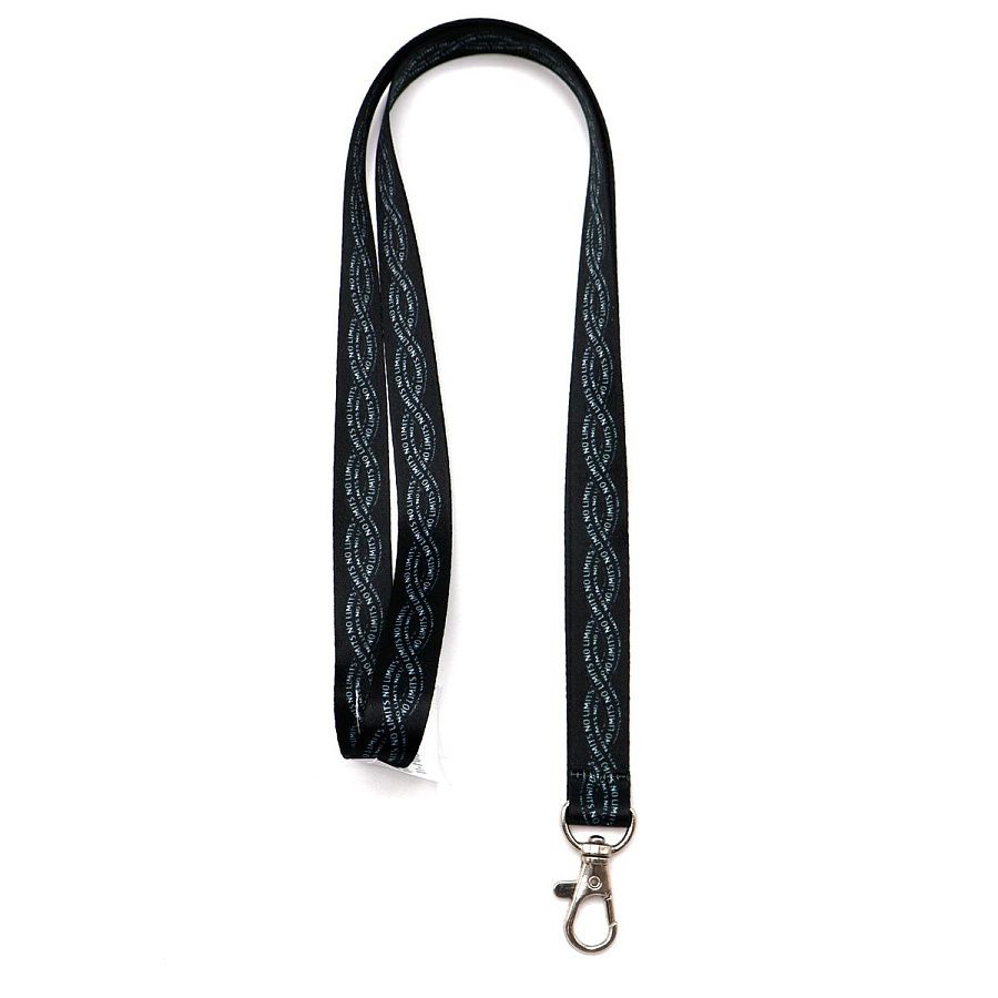 Ланъярд полноцветный Флоу с карабином, 15 мм