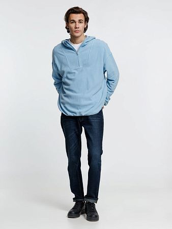 Анорак флисовый унисекс Fliska, голубой, размер M/L