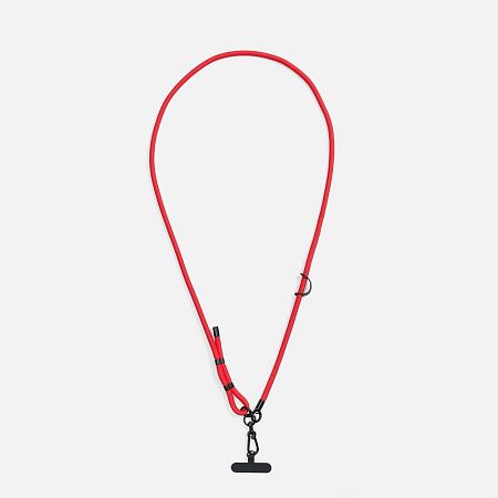 Шнурок для телефона OmniHold, красный