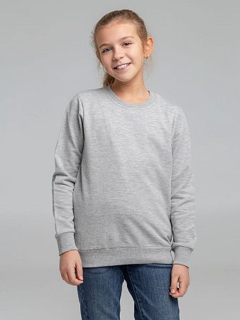 Свитшот детский Toima Kids, серый меланж, размер 6 лет (106-116 см)