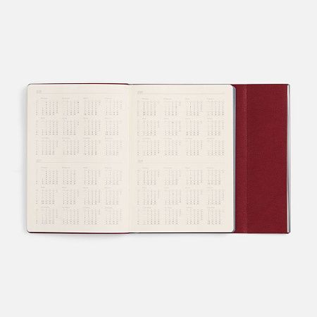 Ежедневник Petrus Flap, недатированный, красный