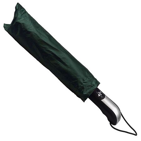 Зонт складной автоматический  Forest BERGEN, диаметр 116 см, 10 панелей, с UV защитой в подарочной коробке, зеленый