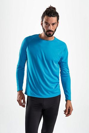 Футболка с длинным рукавом Sporty LSL Men, черная, размер 3XL