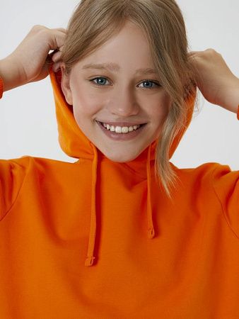 Худи детское Kirenga Kids 2.0, оранжевое, размер 10 лет (130-140 см)