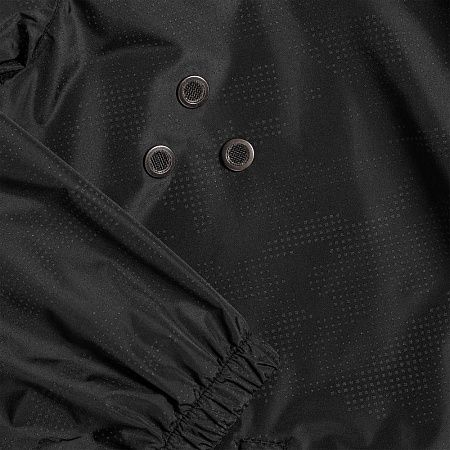 Ветровка светоотражающая Lattvind, черная, размер XXS