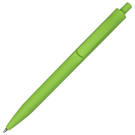 Ручка шариковая IGLA SOFT, пластиковая, софт-тач, салатовая