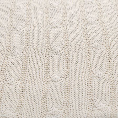 Плед Fado вязаный, бежевый (без подарочной коробки)