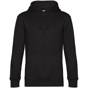 Толстовка с капюшоном унисекс King, черная, размер 4XL