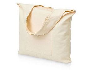 Сумка-шоппер «Vest long» из хлопка 340 г/м2, цвет: натуральный