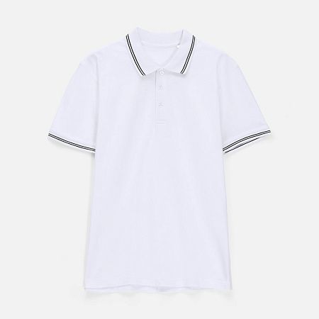 Рубашка поло Virma Stripes, белая, размер S