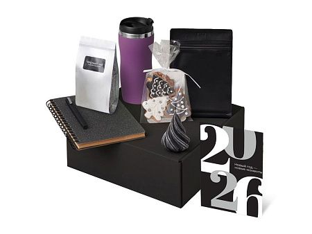 Подарочный набор «Re:Charge» с термокружкой, кофе и блокнотом