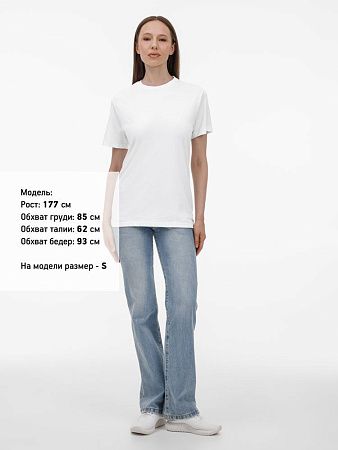 Футболка унисекс T-Bolka 180, белая, размер XL