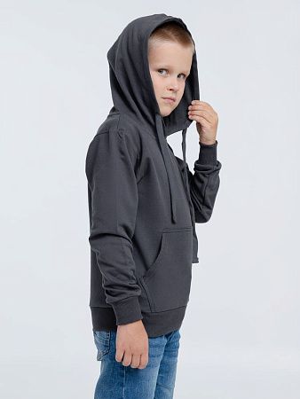 Худи детское Kirenga Kids 2.0, темно-серое (графит), размер 8 лет (118-128 см)