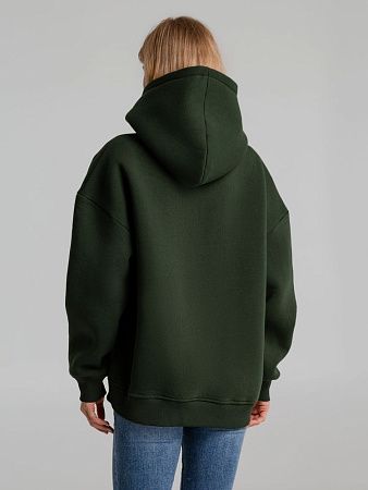 Худи Kulonga Oversize, темно-зеленый (хаки), размер XL/2XL