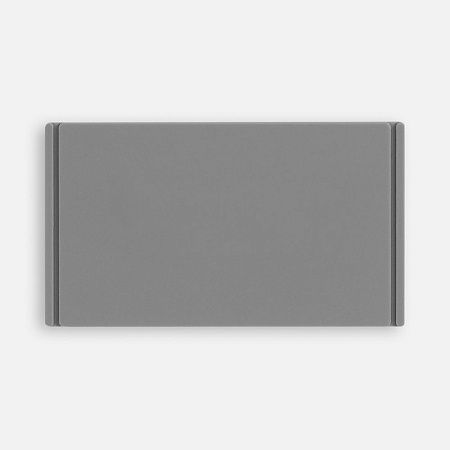 Лейбл из ПВХ Dzeta, M, серый