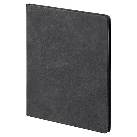 Еженедельник Urban Suede A4, серый, недатированный, в полугибкой обложке