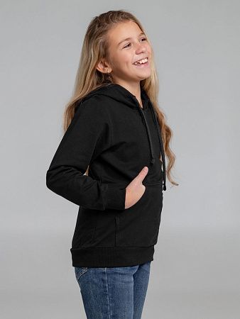 Худи детское Kirenga Kids 2.0, черное, размер 12 лет (142-152 см)