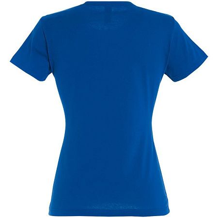 Футболка женская Miss 150, ярко-синяя (royal), размер XXL