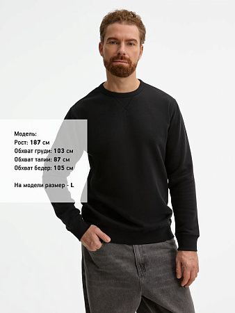 Толстовка унисекс Sully, черная, размер XS