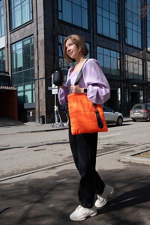 Шоппер Superbag Bubble, стёганый, без застёжки