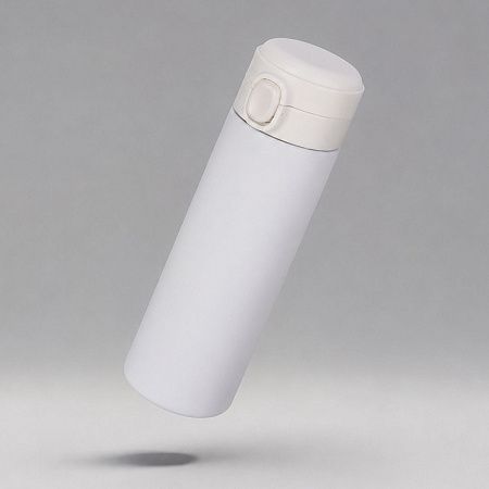 Вакуумная термокружка c кнопкой «Guard», soft-touch, 400 мл