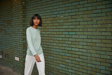 Свитшот женский BNC Inspire (Organic), красный, размер S