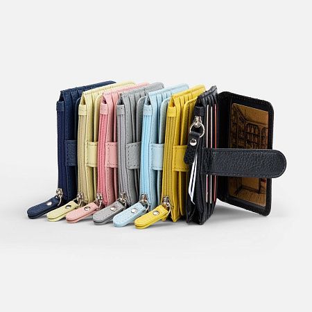 Картхолдер на молнии Unison, светло-зеленый