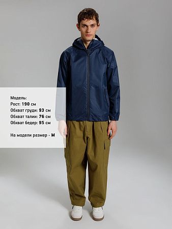 Куртка унисекс Nordvind DWR, темно-синяя, размер XL