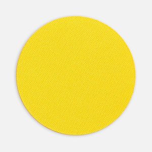 Наклейка тканевая Lunga Round, M, желтая