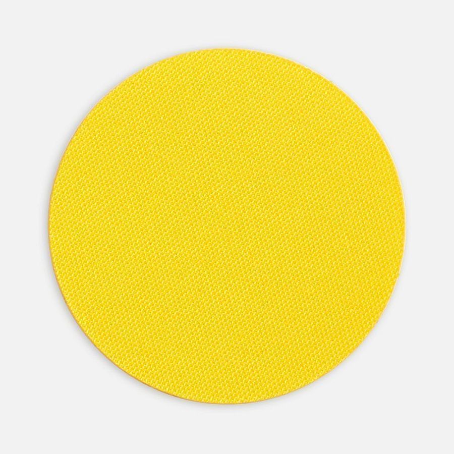 Наклейка тканевая Lunga Round, M, желтая