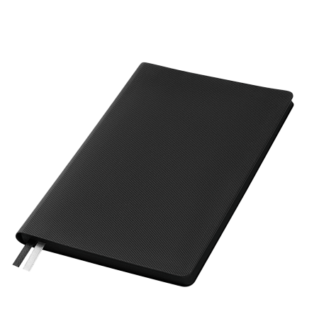 Ежедневник Rain недатированный, черный (без упаковки, без стикера)