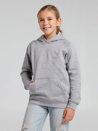 Толстовка детская Stellar Kids, серый меланж, размер 12 лет (142-152 см)