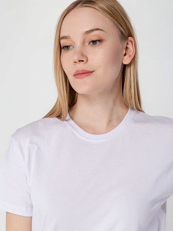 Футболка унисекс T-Bolka 160, белая, размер M