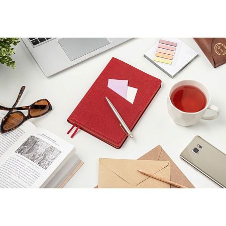 Ежедневник Flexy Smart Style Lafite A5, темно-серый, недатированный, в гибкой обложке