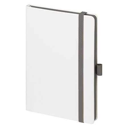 Ежедневник Арктик (Arctic) недатированный, белый/темно-серый