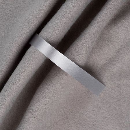 Лента сатиновая Satin 10 S, серая, 30 см