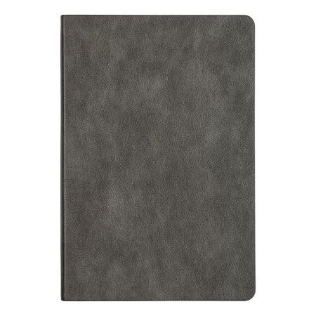 Ежедневник Flexy Ausone A5, темно-серый, недатированный, в гибкой обложке