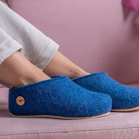 Домашние валенки Cant, синие (василек), размер 36