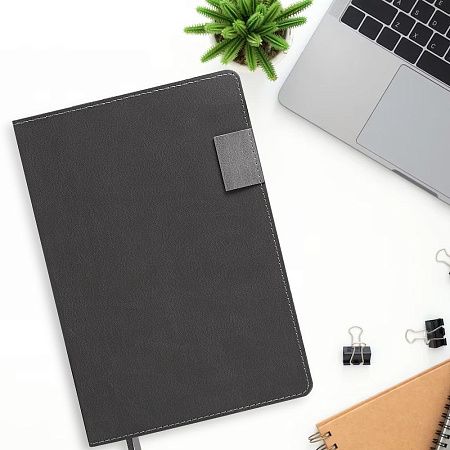 Ежедневник Flexy Freedom Latte А5, серый/серый, недатированный, в гибкой обложке
