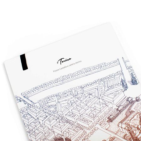 Блокнот линованный Pininfarina ITALIAN BEAUTY TORINO из каменной бумаги, А5
