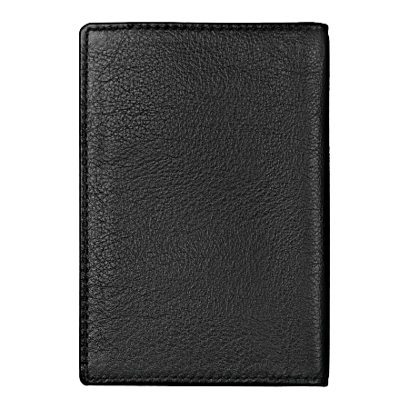 Обложка для паспорта Leather Trend  из нат. кожи, черный