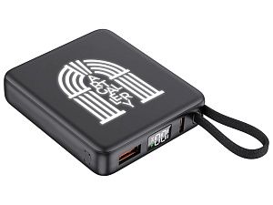 Внешний аккумулятор с подсветкой лого «Nex», 5000 мАч