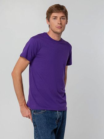 Футболка унисекс T-bolka 140, фиолетовая, размер 3XL
