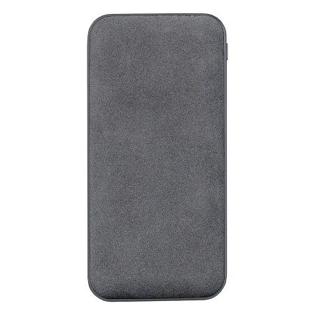 Внешний аккумулятор (powerbank) «WeCharge Velvet», 10 000 mAH, 5V -2A , c цифровым дисплеем для контроля заряда, серый