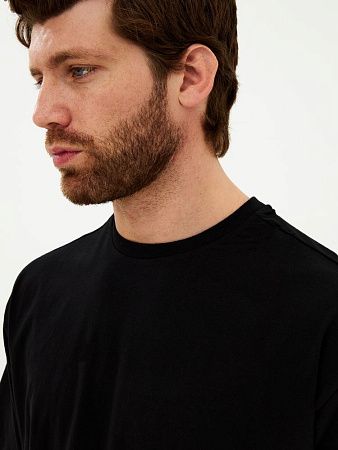 Футболка Oversize Premium, черная, размер M