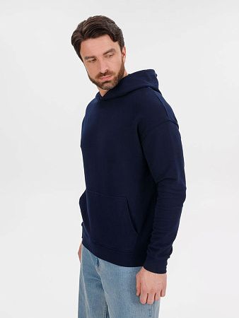 Худи оверсайз унисекс Outshine, темно-синее, размер XL/2XL