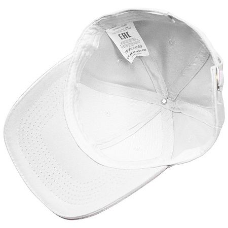 Кепка 6-панельная Oxford 300, c белым сендвичем, белая