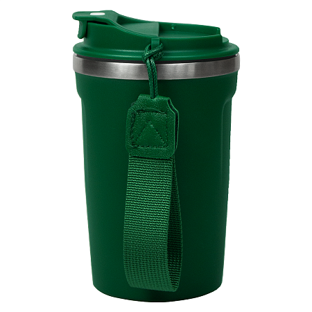 Термокружка Zencup вакуумная, стальная, 380 мл, зеленая