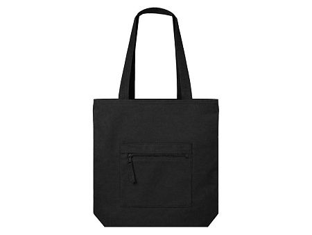 Сумка на молнии Zipper Neo из хлопка 280 г c карманом на молнии спереди