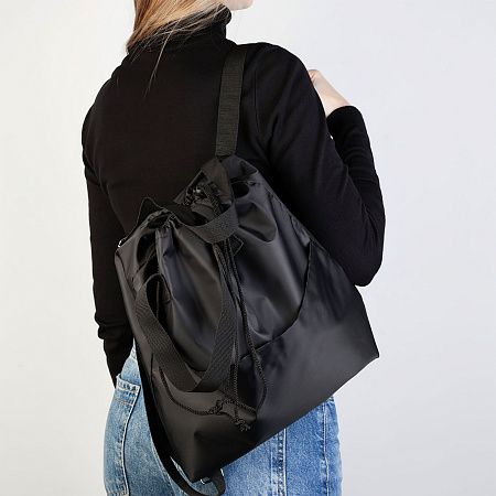 Сумка-рюкзак "Carry", серый с бирюзовым